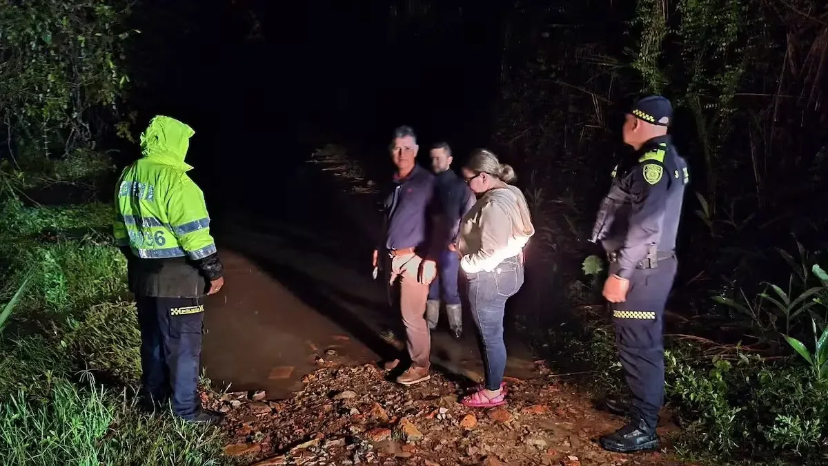 La rápida acción de los voluntarios previno una tragedia en el municipio.