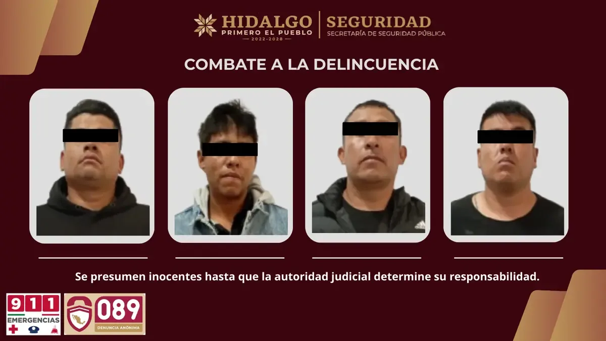 La rápida intervención de la SSPH llevó a la captura de los presuntos atacantes en medio de un intenso despliegue policial.