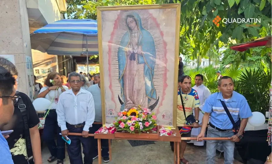 La réplica busca fortalecer la fe y conmemorar los 500 años de las apariciones guadalupanas.