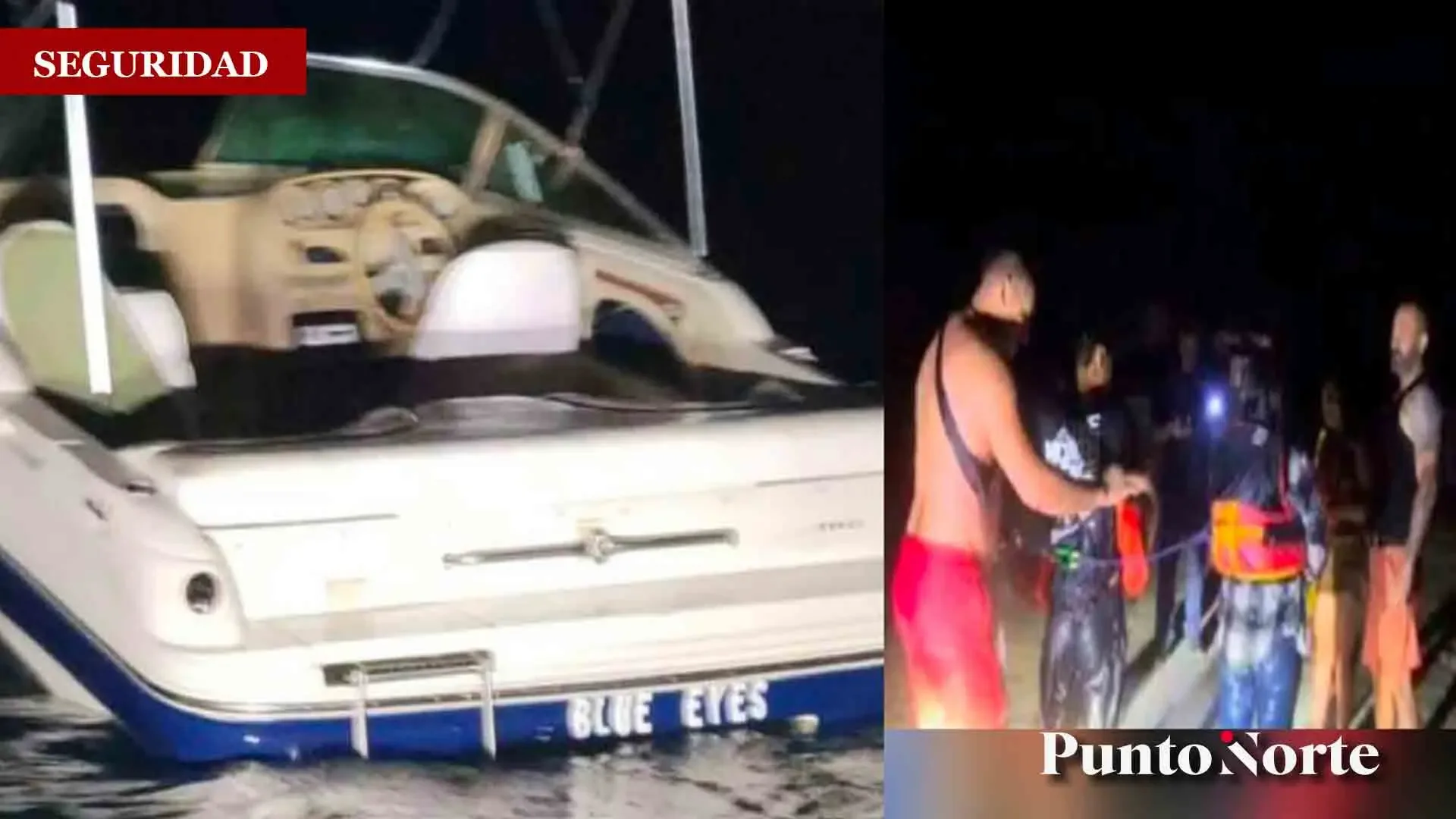 "La Secretaría de Marina realiza un rescate marítimo en Ensenada."