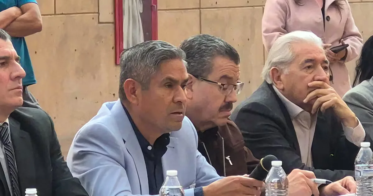 La Secretaría de Seguridad Ciudadana de Baja California durante el anuncio sobre la depuración policial.