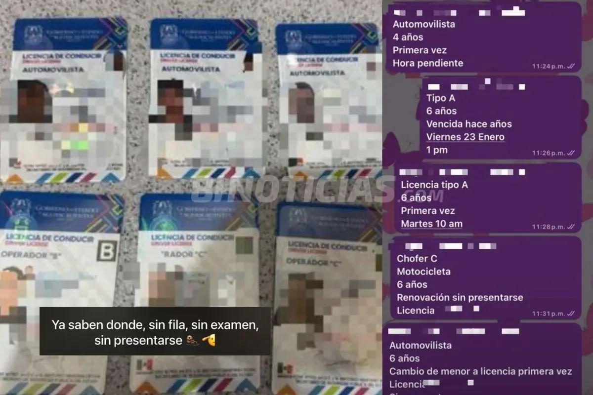 La Secretaría de Seguridad Pública investiga una red que ofrece trámites sin requisitos.