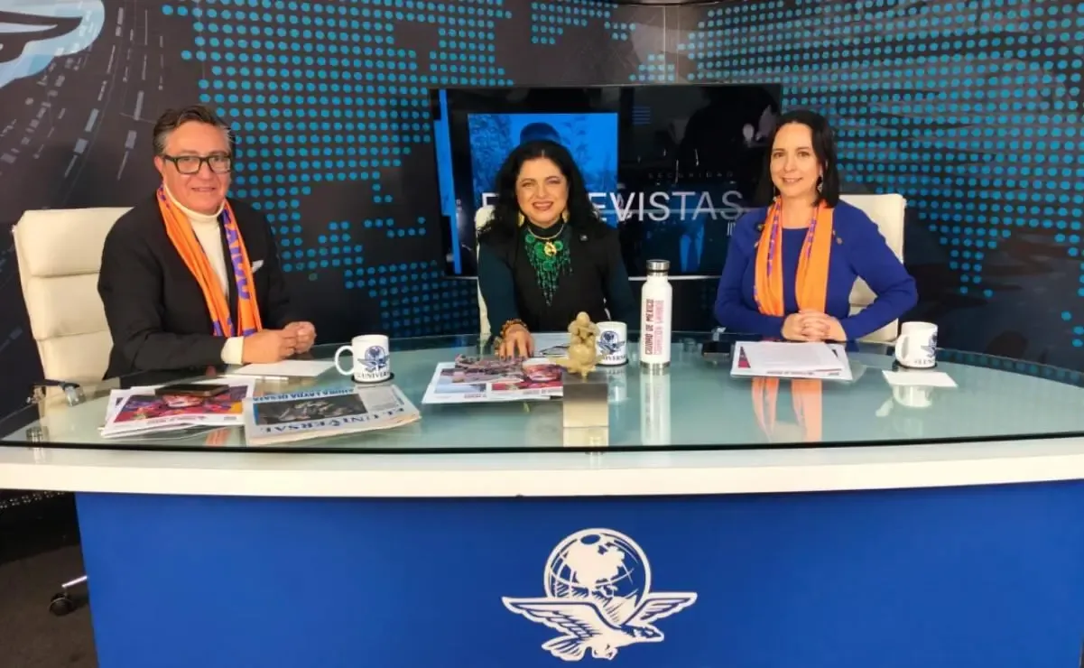 La secretaria de Turismo, Alejandra Frausto, durante el anuncio del plan mundialista en CDMX.