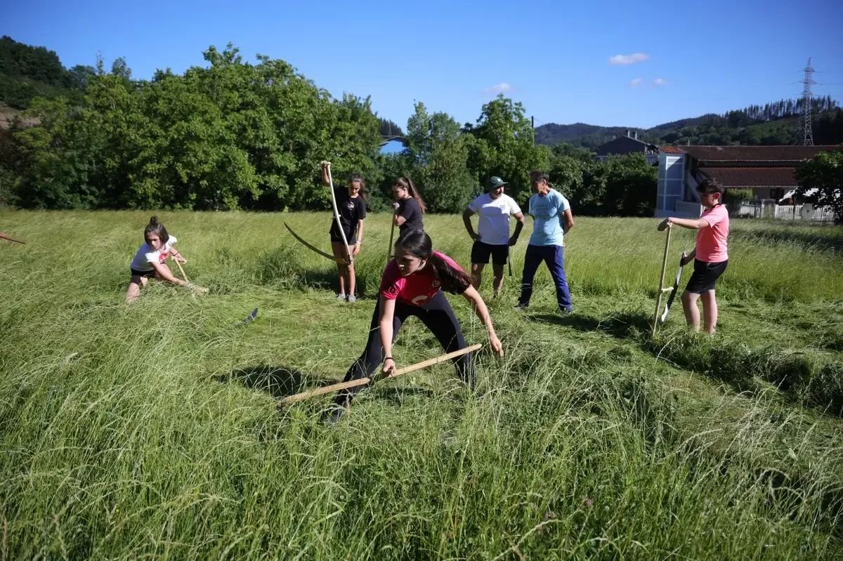 La federación de Herri Kirolak presenta 'Sega Gazte Ibilbidea' para atraer a jóvenes hacia este deporte tradicional.