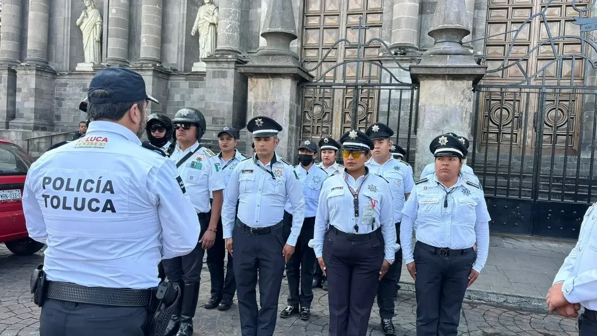 La seguridad de los feligreses es la prioridad durante el recorrido hacia la Basílica de Guadalupe.