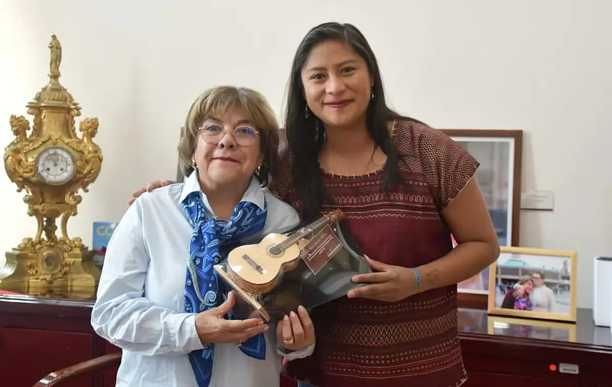 La senadora reafirma su compromiso con la estrategia del gobierno federal para enfrentar la violencia en el estado.