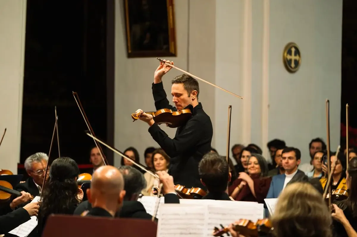 La interpretación de la Sinfónica de Galicia cautivó al público en el XV Festival Internacional de Música Sacra.