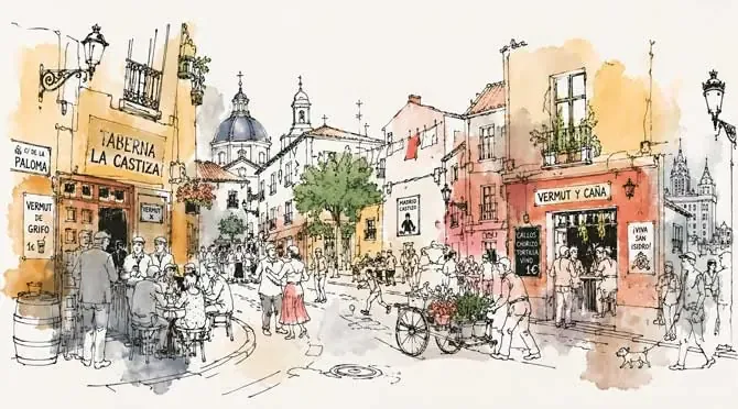 La capital española se convierte en un destino exclusivo mientras sus vecinos luchan por permanecer.