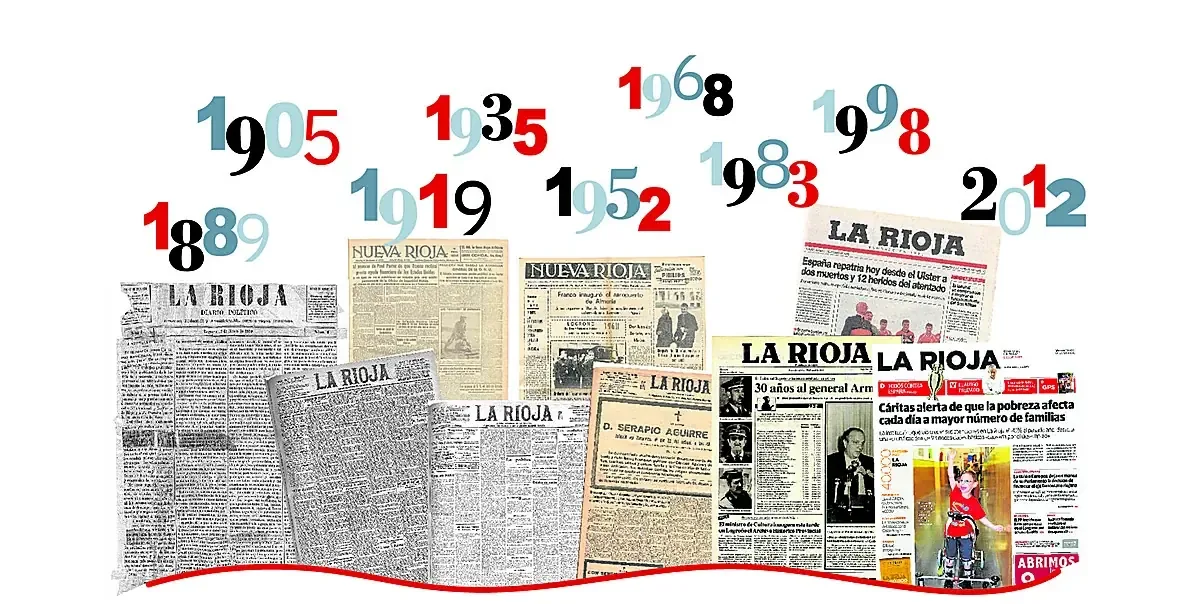 La travesía de un periódico que ha documentado la vida en La Rioja desde 1889 hasta hoy.