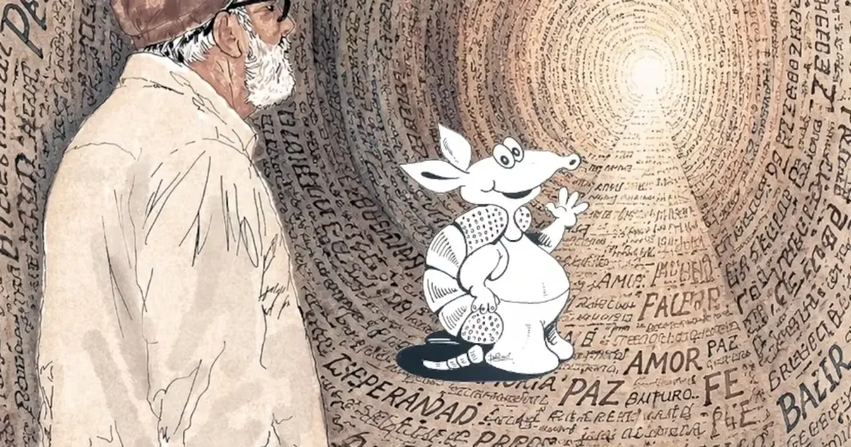 La historia del autor refleja su compromiso con la infancia y la paz.