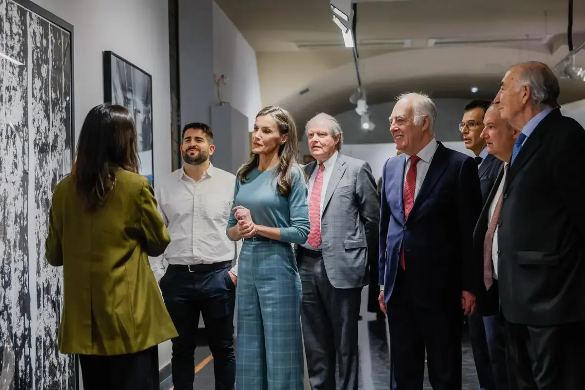 La visita destaca la celebración del 150 aniversario de Fundación Ibercaja y el impulso al talento joven.