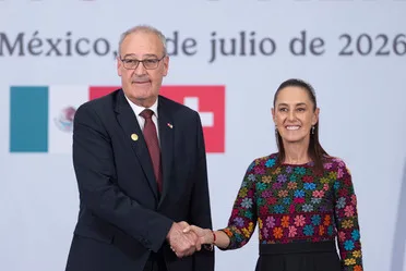 VIDEO | Presidenta Sheinbaum Recibe a Mandatario de Suiza