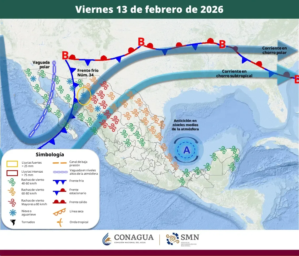 Las altas temperaturas se prevén en los principales destinos turísticos del estado sin lluvias inminentes.