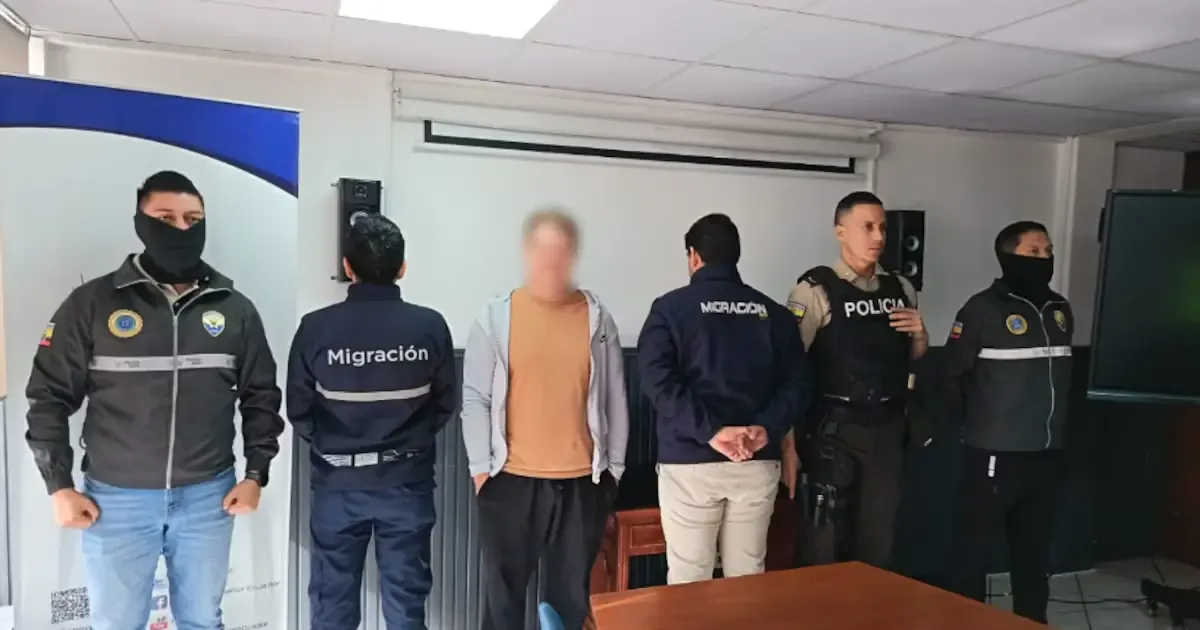 Las autoridades ecuatorianas trabajan en la seguridad y control migratorio tras la captura de un delincuente buscado en EE.UU.