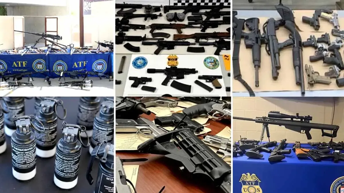Las autoridades han interceptado más de 4,300 armas destinadas a grupos delictivos en México.