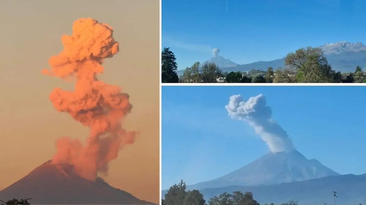 Las autoridades mantienen el Semáforo de Alerta Volcánica en Amarillo Fase 2 tras la exhalación.