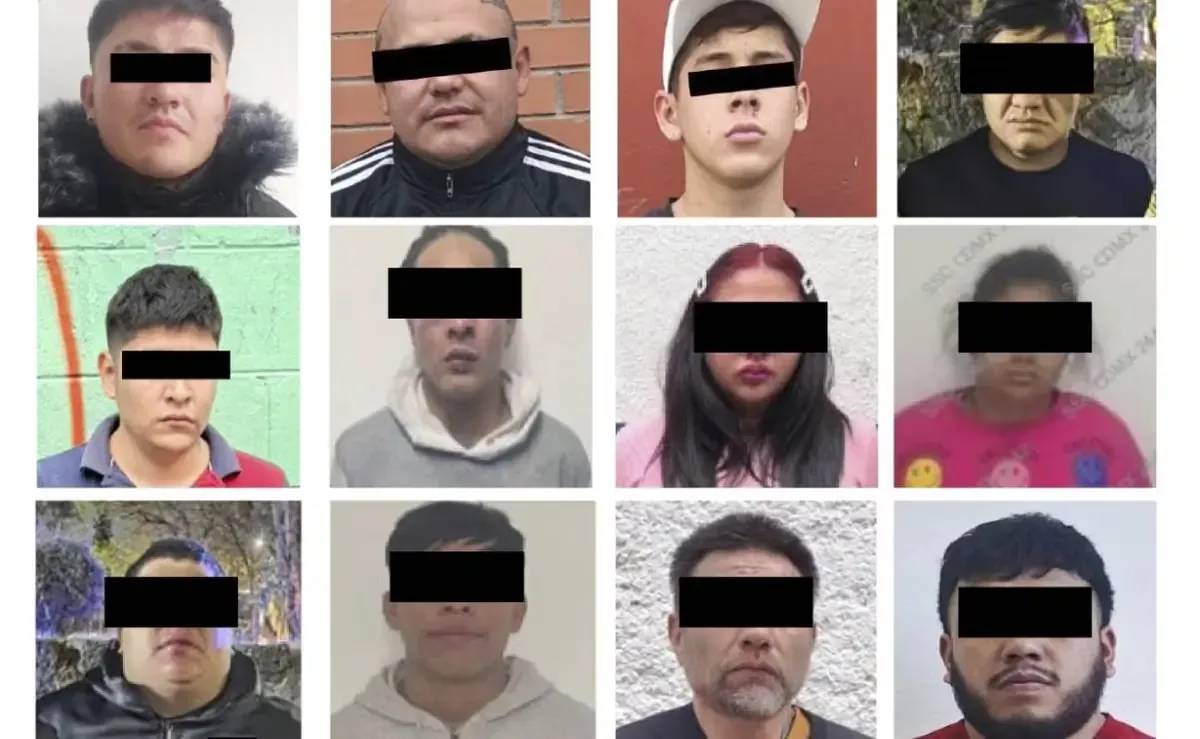 Las capturas se realizaron en varias alcaldías de la capital, destacando casos de despojo y extorsión.