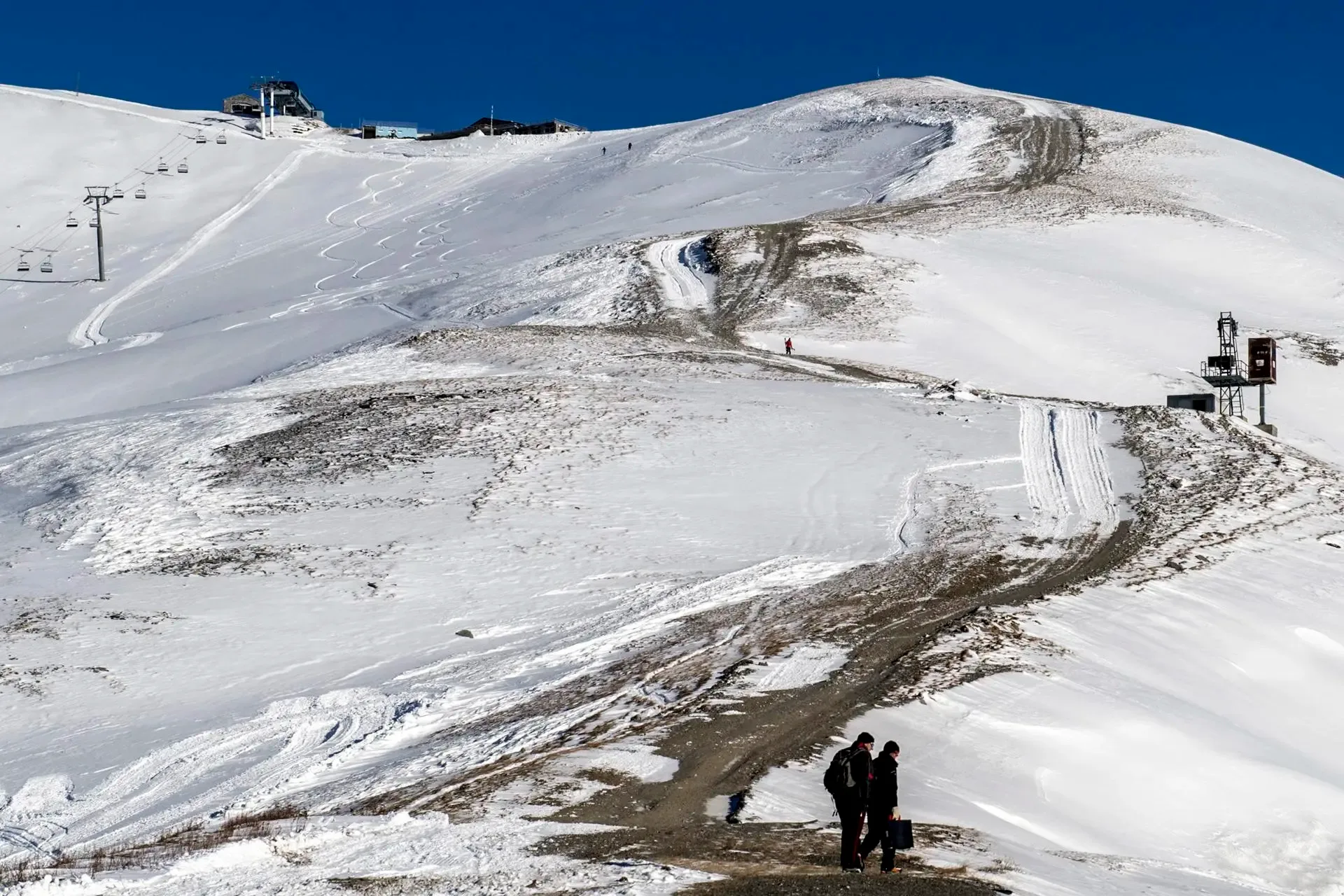 Las emisiones de CO2 de los Juegos Olímpicos amenazan la nieve en Italia.
