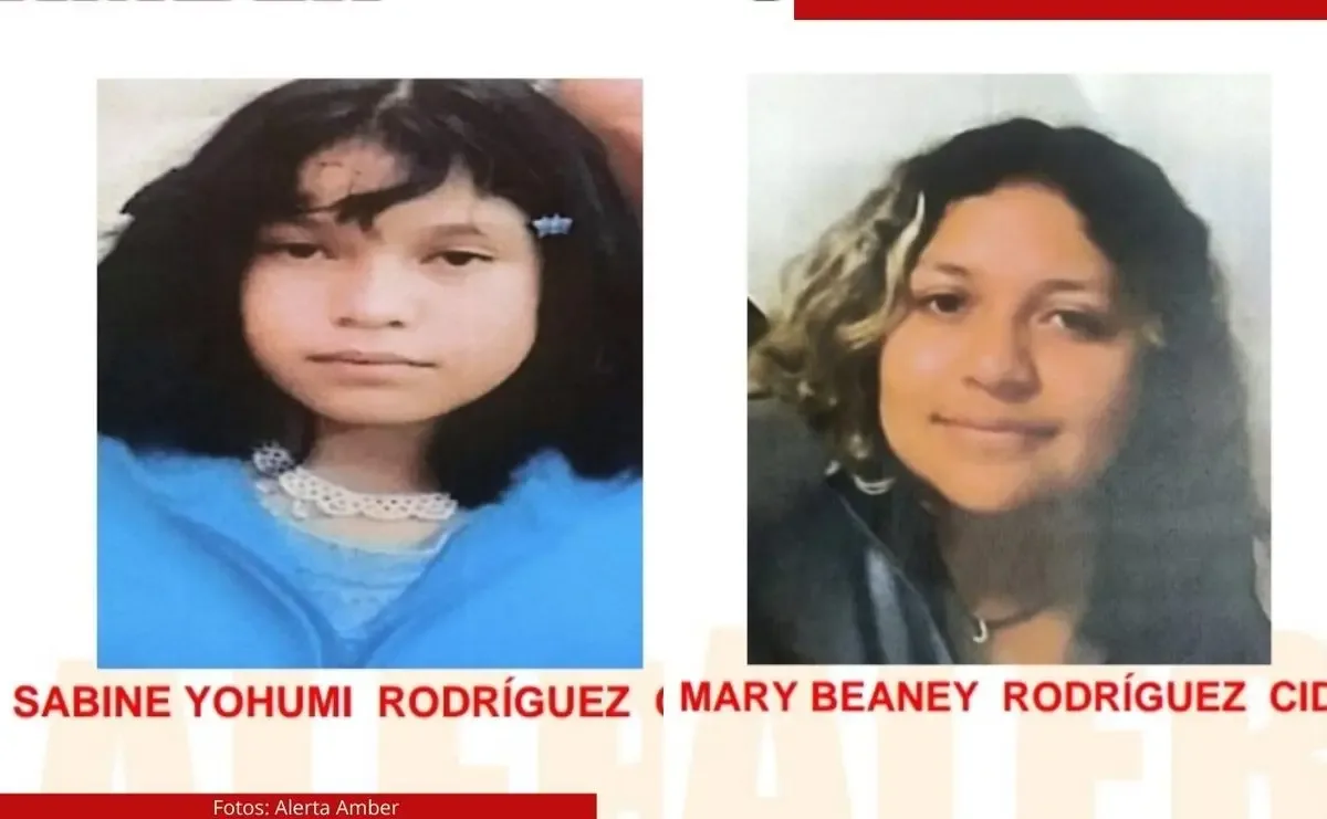 "Las hermanas Sabine y Beaney Rodríguez Cid desaparecidas en Nezahualcóyotl."