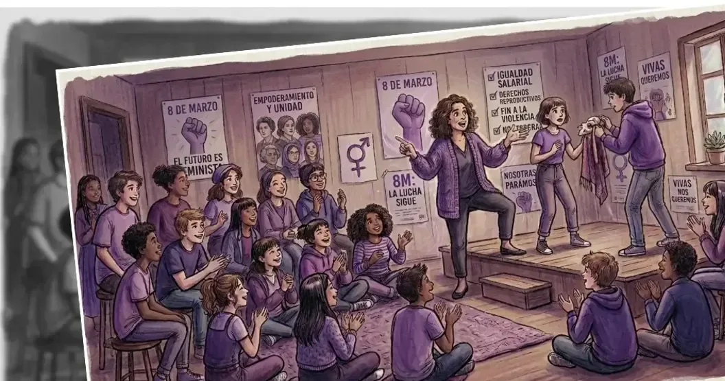 La educación artística empodera a las niñas para que hablen sin temor.