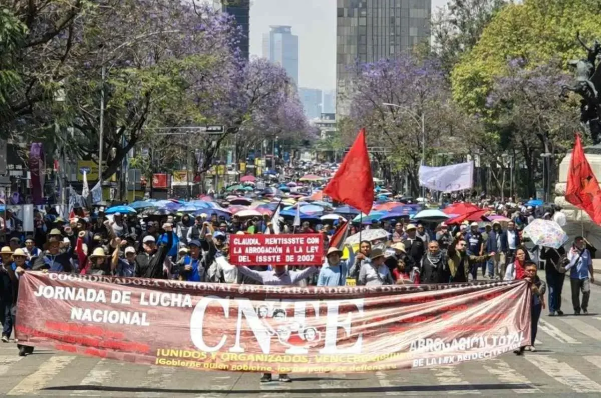 Las protestas de la CNTE en la capital afectarán vialidades importantes.