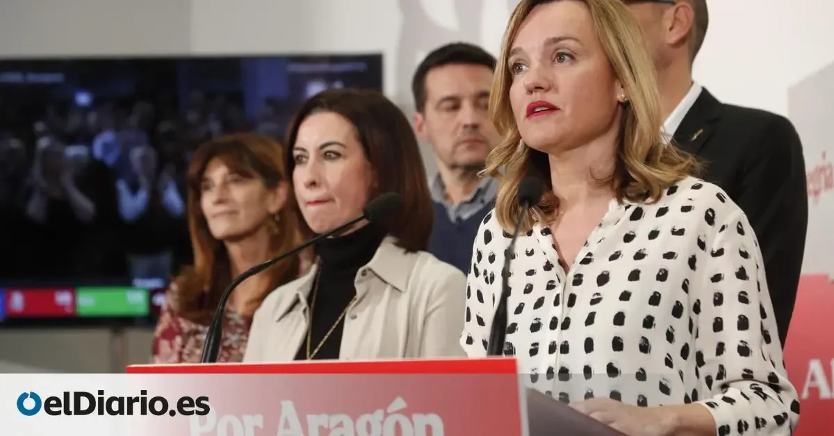 Las proyecciones para el 8F sugieren una caída electoral del PSOE en Aragón.