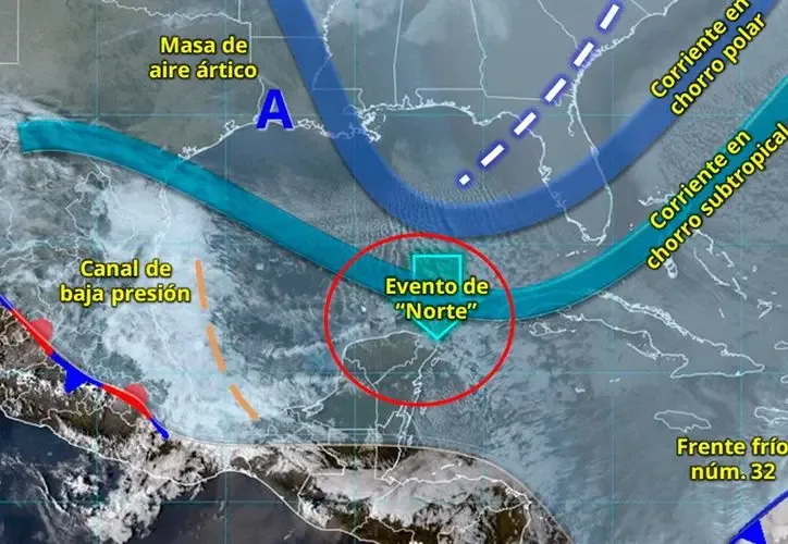 "Las temperaturas mínimas en Quintana Roo descenderán a 8 grados debido al frente frío."