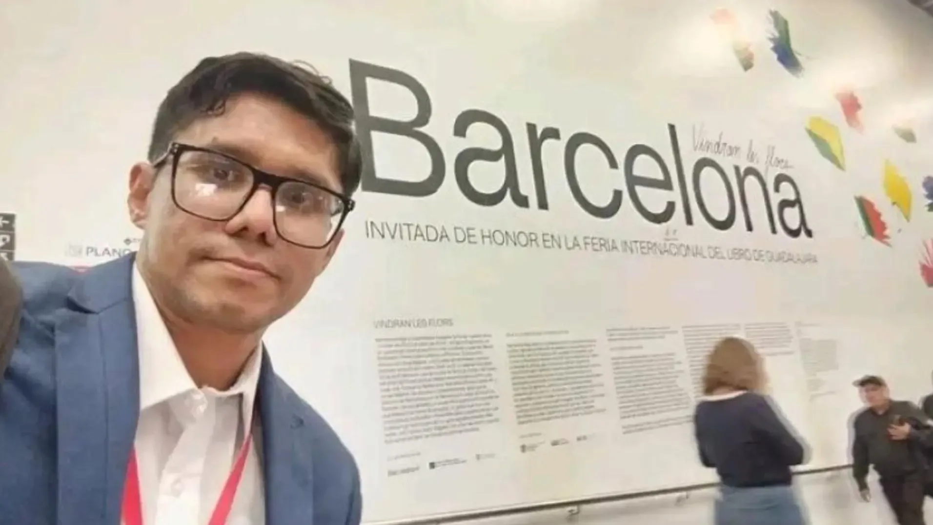 "Leonardo Escobar, académico colombiano, tras ser localizado en Nuevo León."