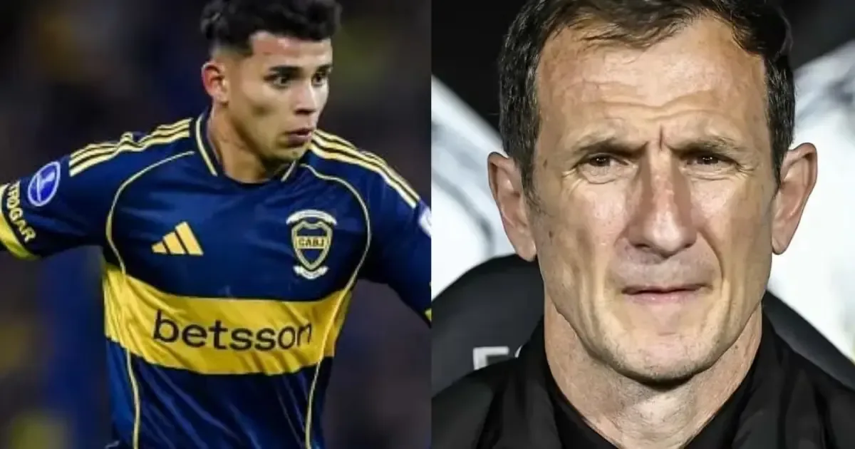 El delantero juvenil generó polémica en redes tras el partido y fue llamado por su entrenador.
