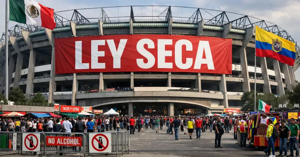 La restricción busca mantener el orden y la seguridad durante el partido de la Selección Mexicana en el Mundial 2026.
