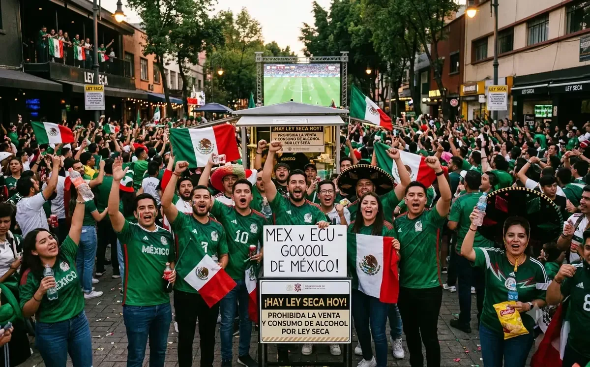 La Ciudad de México implementará ley seca y ampliará el servicio de transporte por el partido del Mundial 2026.