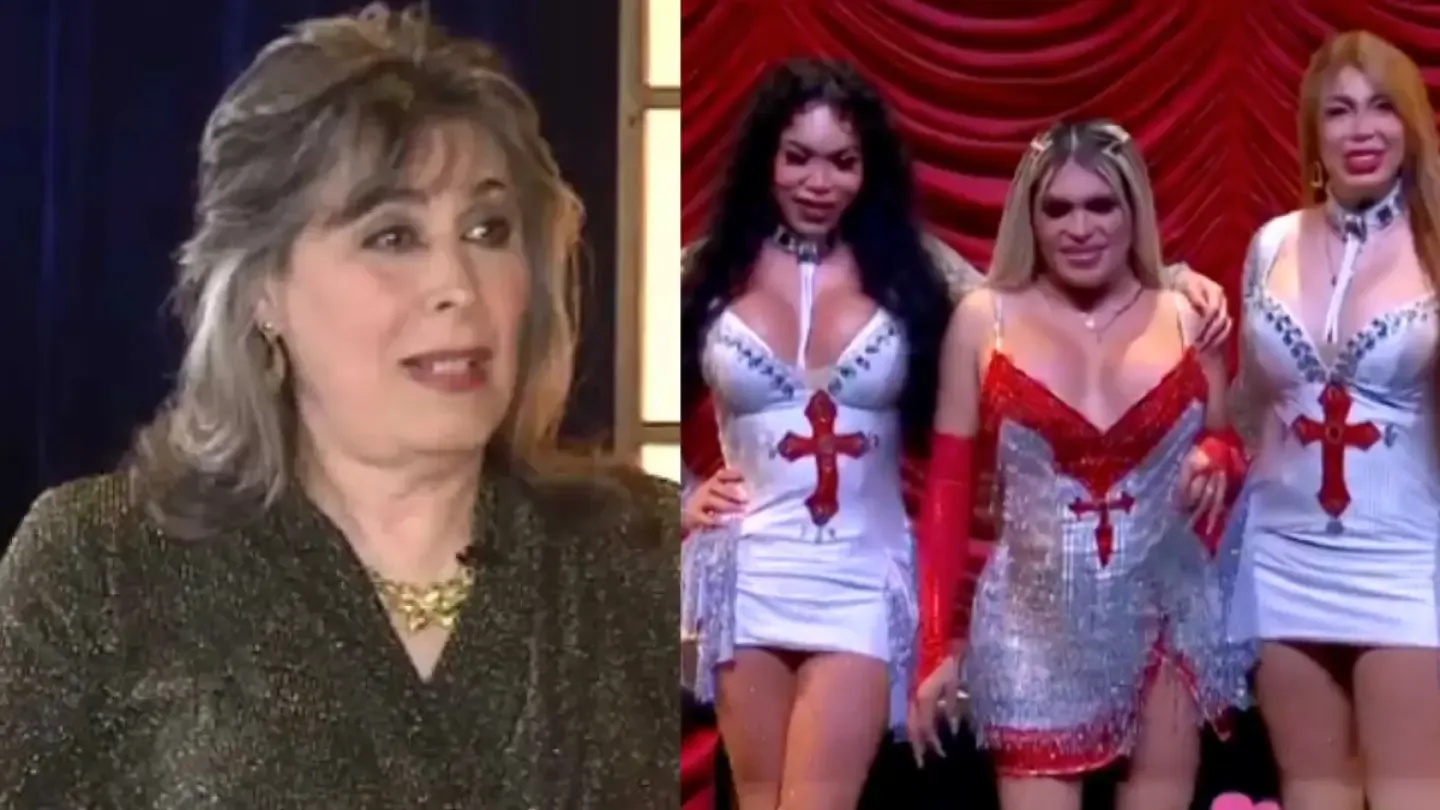 Libertad Palomo durante su participación en la promoción de "Noches de danzón".