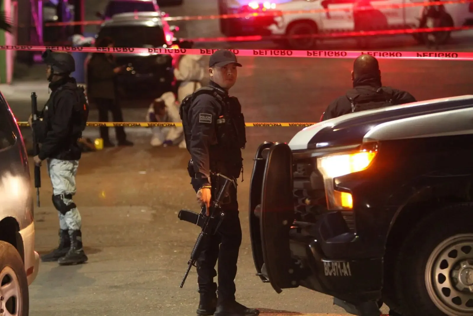 Llamativa escena del crimen en Playas de Tijuana tras el ataque armado.