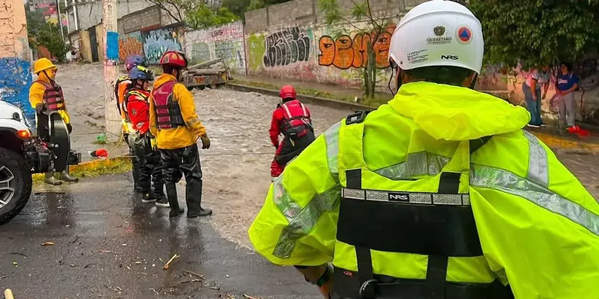 Las intensas precipitaciones causan daños menores y un procedimiento de limpieza.