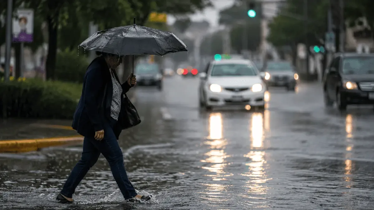 Se esperan precipitaciones fuertes en Chiapas, Oaxaca y Veracruz, con riesgos de inundaciones y deslaves.