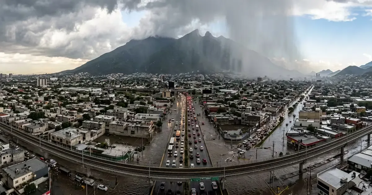 Las fuertes precipitaciones han afectado varias viviendas en la zona.