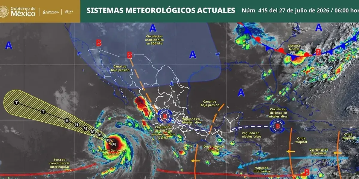 Las lluvias pronosticadas pueden ocasionar inundaciones y descargas eléctricas en varias regiones.