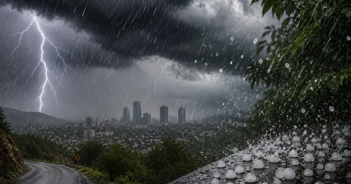 Protección Civil emite alerta por condiciones climáticas severas en el país.