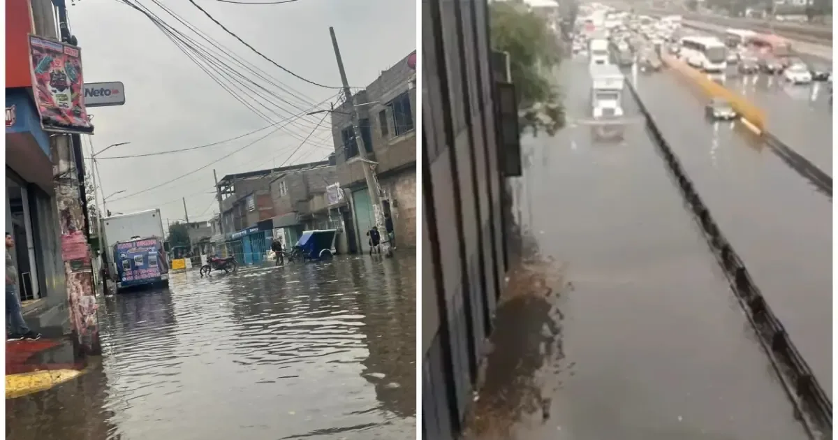 Las intensas precipitaciones han bloqueado vialidades y afectado el transporte en la región.
