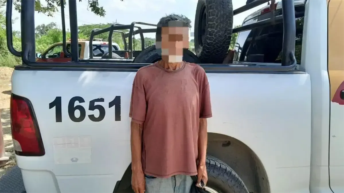 El hombre fue hallado en Antiguo Morelos y se encuentra bajo atención de las autoridades.