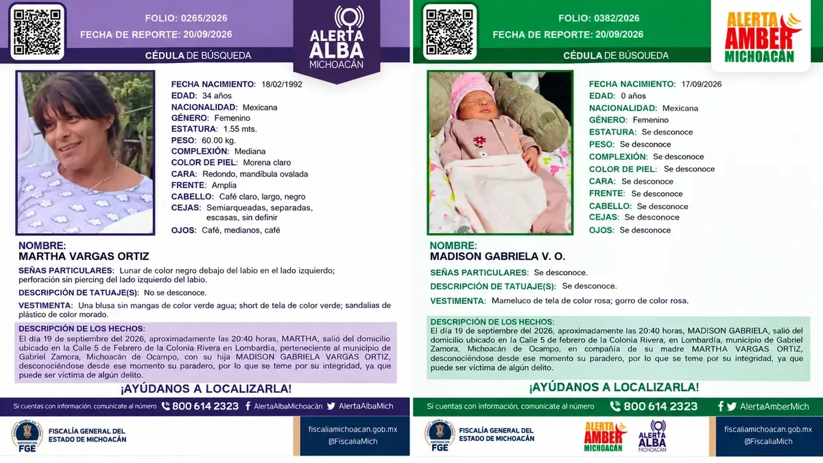 La localización de Martha V. y su hija fortalece los esfuerzos en la búsqueda de desaparecidos en la región.
