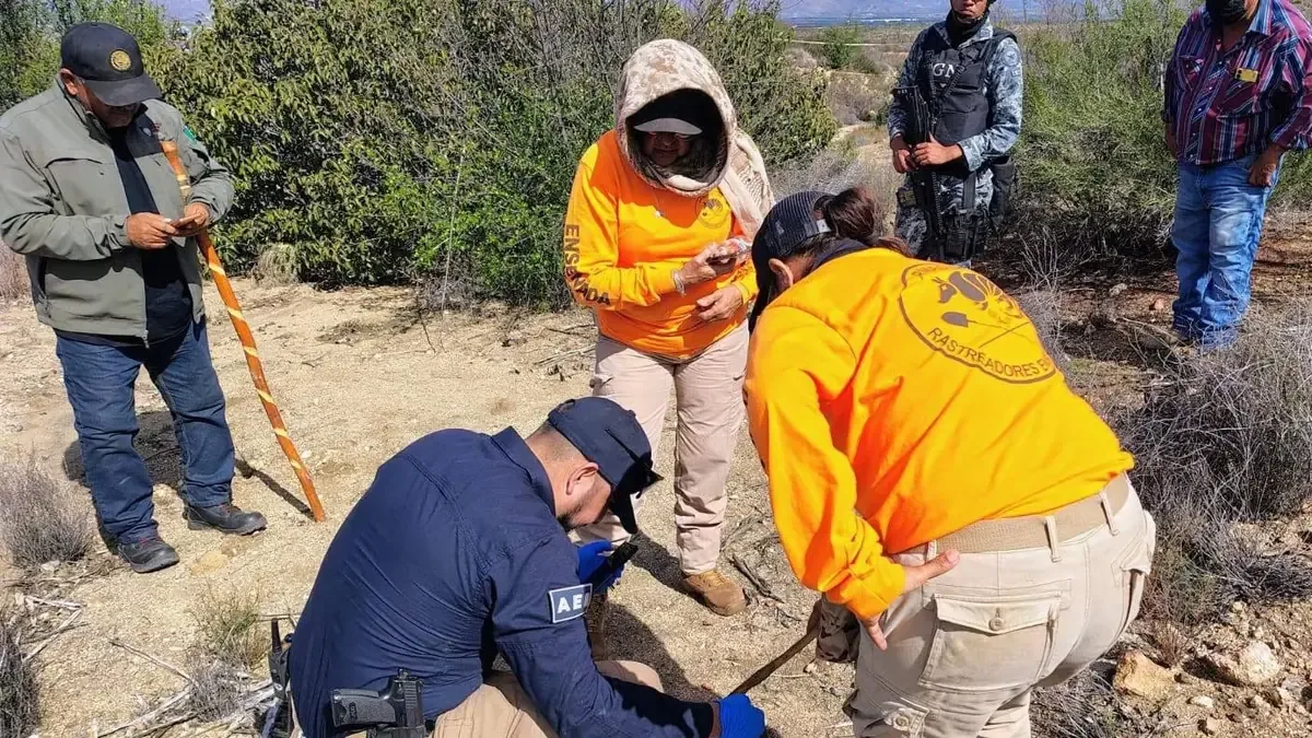 El cuerpo fue encontrado durante un operativo de búsqueda en Ensenada, tras un año de desaparición.
