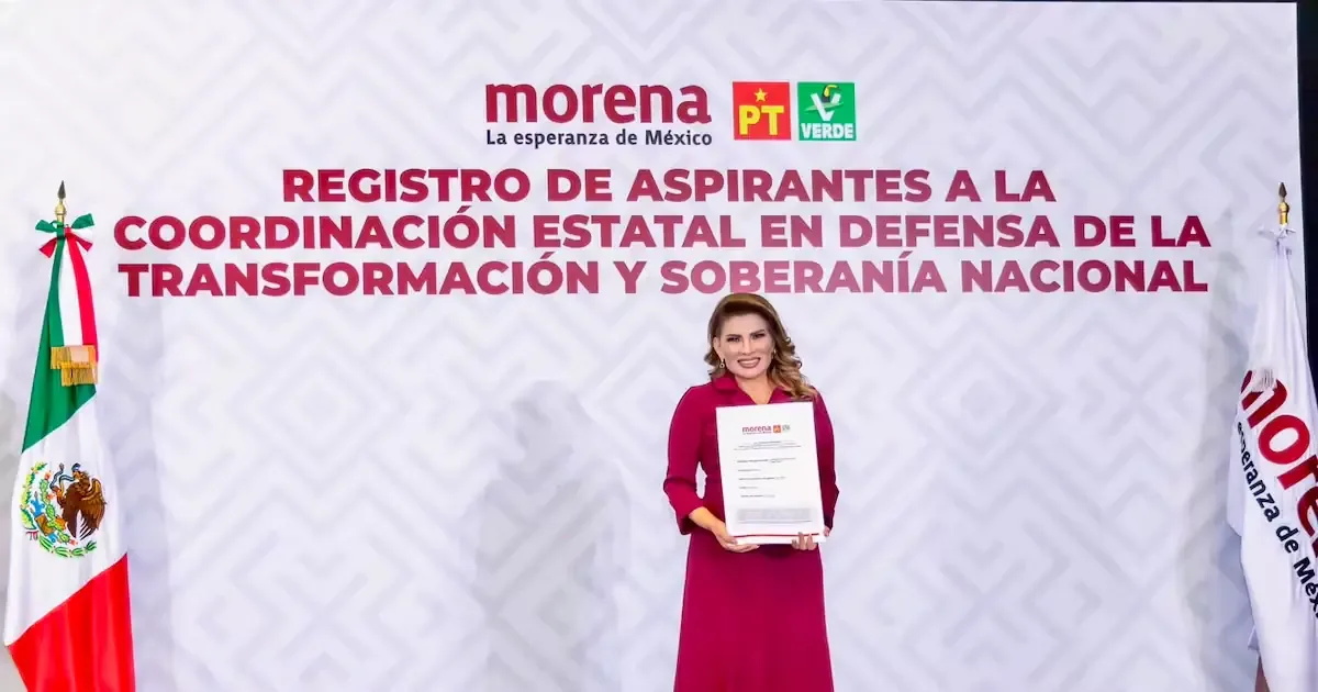 La senadora con licencia reafirma su compromiso con la Cuarta Transformación y su apoyo a AMLO y Claudia Sheinbaum.