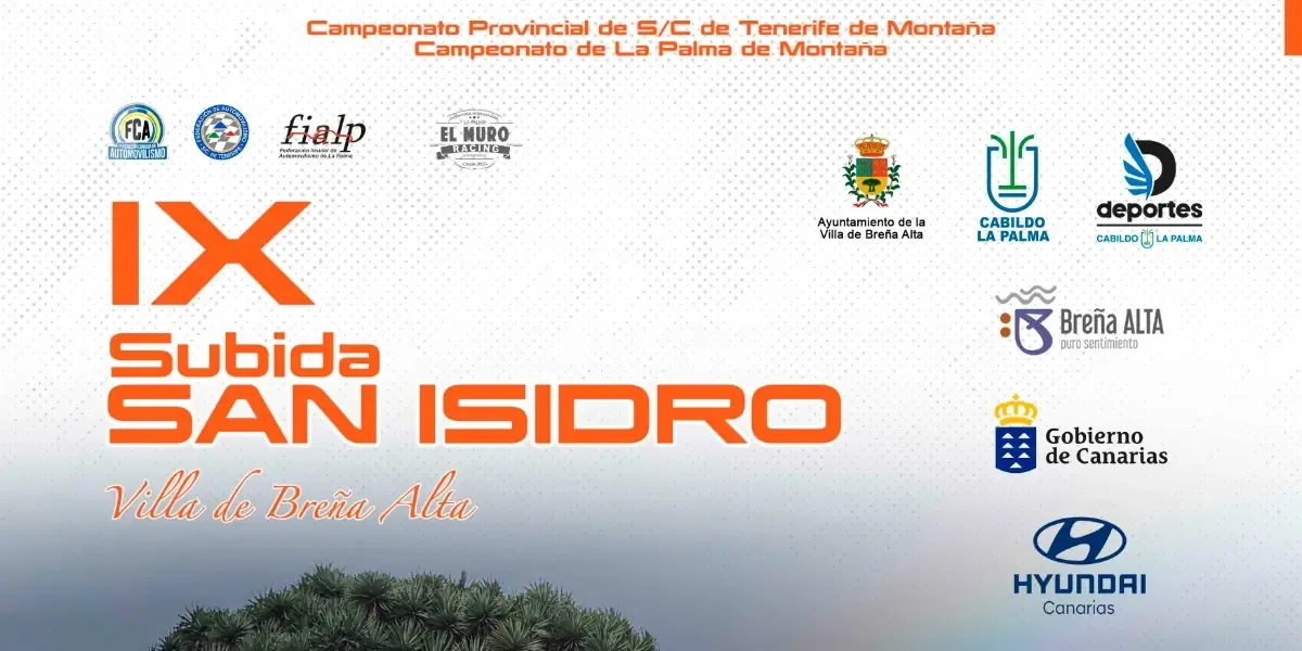 Los apasionados del automovilismo podrán inscribirse para competir en La Palma.
