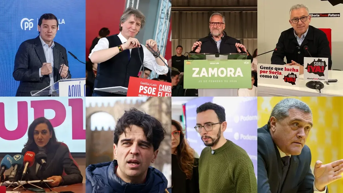 Los aspirantes a la Junta participan en actos simbólicos de apertura de campaña.