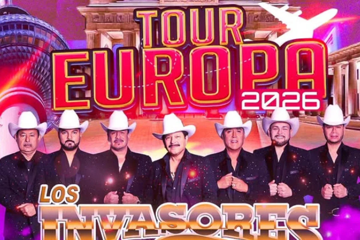 Los Invasores de Nuevo León durante un ensayo previo a su gira internacional.