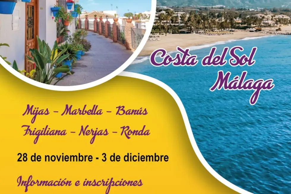Los mayores del municipio podrán disfrutar de una experiencia turística en Andalucía.