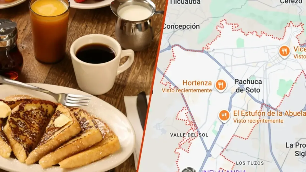 Los mejores lugares para disfrutar del desayuno en la capital hidalguense, según reseñas de Google Maps.