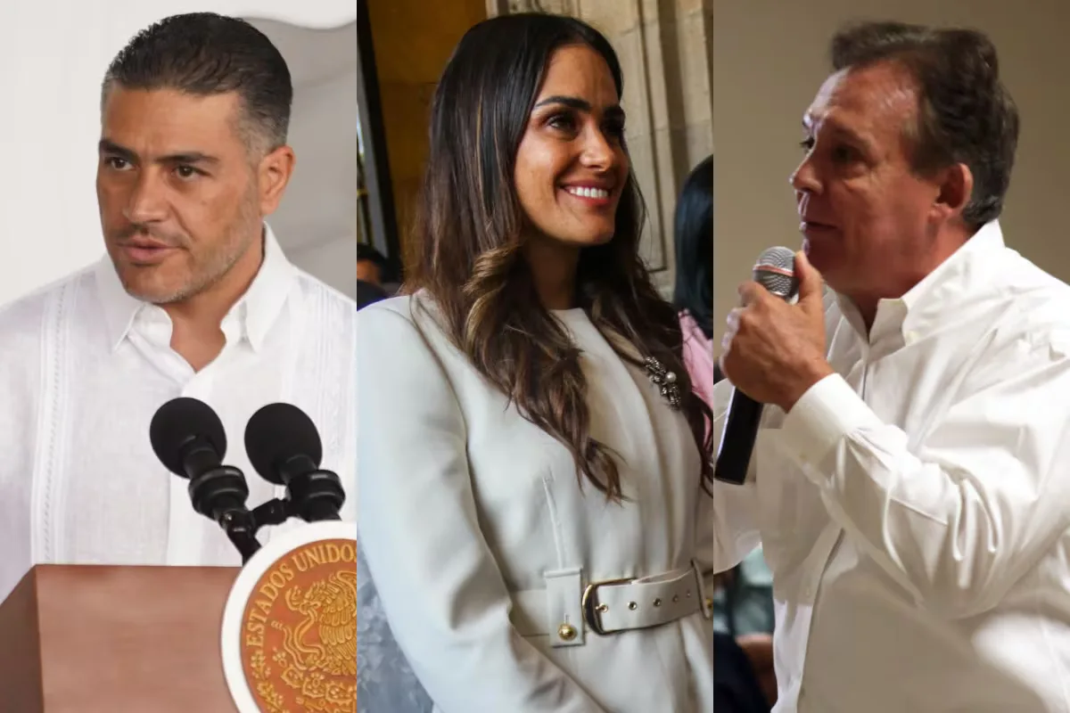 Los principales candidatos a la Jefatura de Gobierno de la CDMX según encuesta reciente.