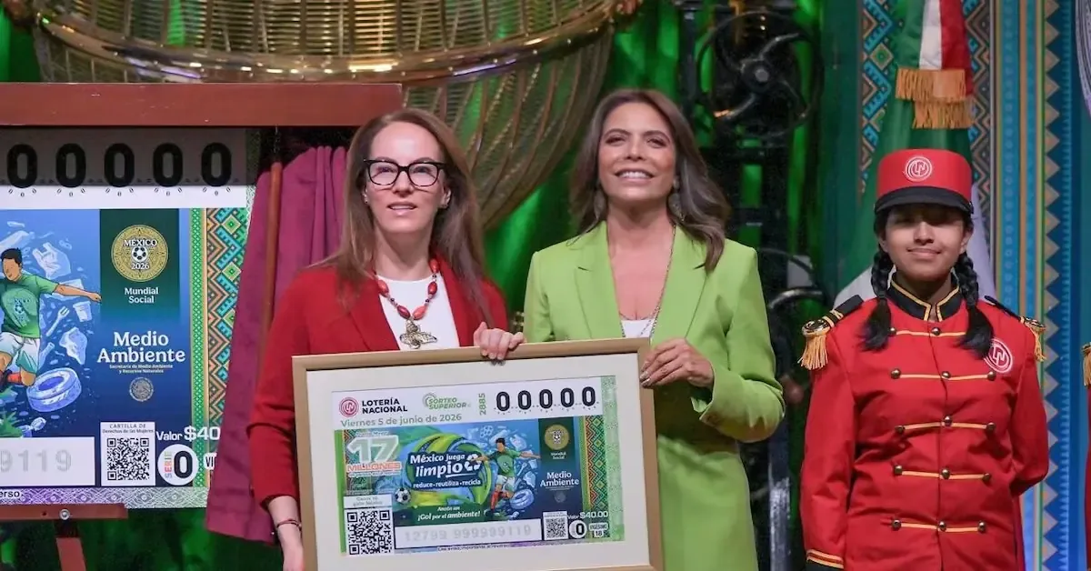 La Lotería Nacional presenta un billete que promueve la conciencia ambiental y la sostenibilidad en México.